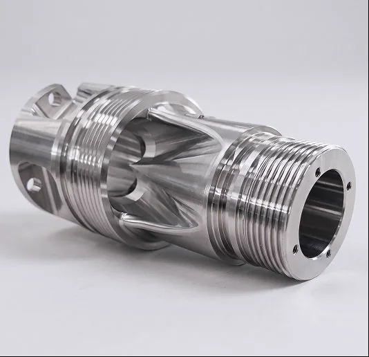 Turned and milled threaded housing